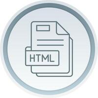 html linjär knapp ikon vektor