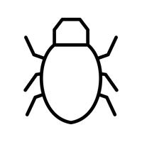 Bug-Vektor-Symbol vektor