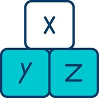 alfabet Vecto ikon vektor