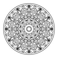 Vektor runden abstrakten Kreis. Luxus-Mandala-Stil.