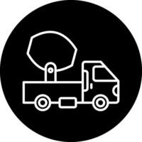 Zement LKW vecto Symbol vektor