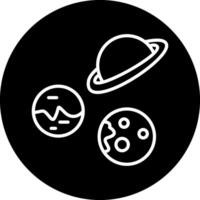 Planeten vecto Symbol vektor