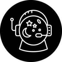 Astronaut Helm vecto Symbol vektor