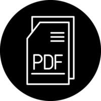 pdf Datei vecto Symbol vektor