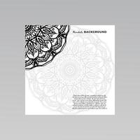 dekorativa mandala design bakgrund. vektor