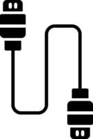 Vektorsymbol für USB-Kabel vektor