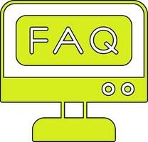 FAQ-Vektorsymbol vektor