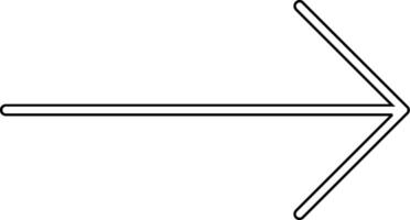 Vektorsymbol Pfeil nach rechts vektor