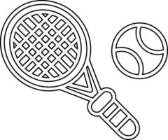 Tennis-Vektor-Symbol vektor