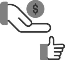 Kasse Zahlung Vektor Symbol