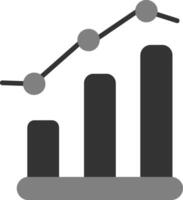 Balkendiagramm-Vektorsymbol vektor