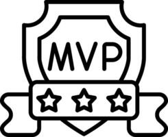 mvp vektor ikon