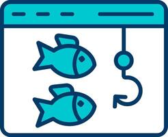 Phishing-Vektor-Symbol vektor