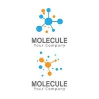 molekyl symbol logotyp mall vektor illustration design