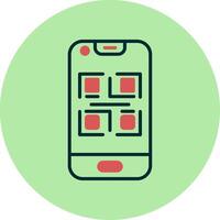 Smartphone-Vektorsymbol vektor