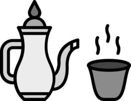 Arabisch Kaffee Vektor Symbol