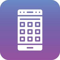 Vektorsymbol für mobile Apps vektor
