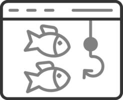 Phishing-Vektor-Symbol vektor