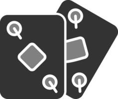 Vektorsymbol für Pokerkarten vektor