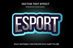 esport vektor texteffekt redigerbar