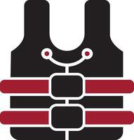 Schwimmweste-Vektor-Symbol vektor