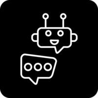 robot chatt vektor ikon