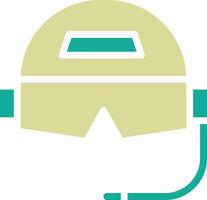 Pilot Helm Vektor Symbol