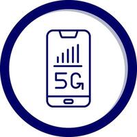 5g Smartphone vecto Symbol vektor