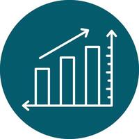 Statistiken erhöhen, ansteigen vecto Symbol vektor