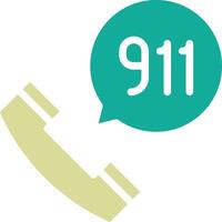 Anruf 911 Vektor Symbol