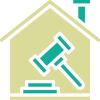 Haus Versteigerung Vektor Symbol