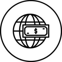 global valuta vektor ikon