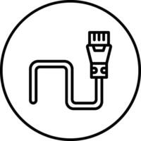 Internet Kabel Vektor Symbol Vektor Symbol