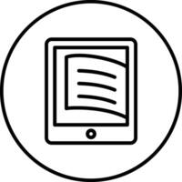 E-Book-Vektorsymbol vektor