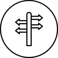 Post-Schild-Vektor-Symbol vektor