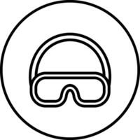 Schwimmen Brille Vektor Symbol