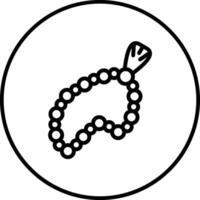 beten Perlen Vektor Symbol