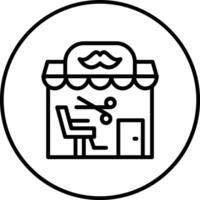 Friseursalon-Vektorsymbol vektor