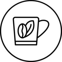 Minze Kaffee Vektor Symbol