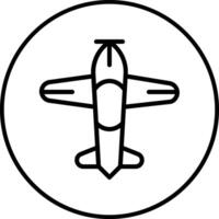 Eindecker Vektor Symbol