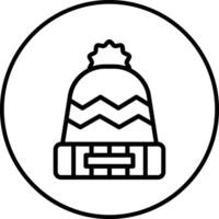 Beanie-Vektor-Symbol vektor