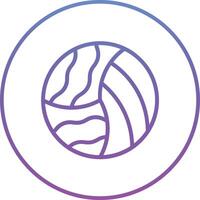 Volleyball-Vektor-Symbol vektor