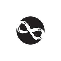 Infinity-Business-Symbol und Symbolvorlage vektor