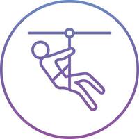 Zipline Vektor Symbol