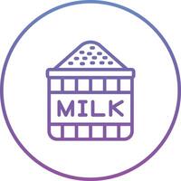 Milch Pulver Vektor Symbol