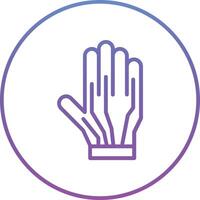 verdrahtet Handschuhe Vektor Symbol