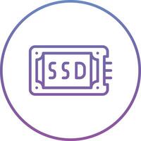 SSD-Vektorsymbol vektor