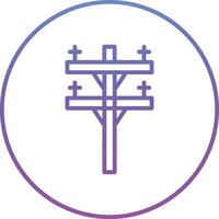 elektrisch Pole Vektor Symbol