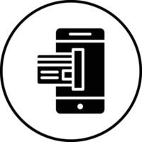 Smartphone Zahlung Vektor Symbol