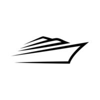 Yacht Logo abstrakt Vektor Vorlage. Boot Logo Design Vorlage Vektor Grafik branding Element.